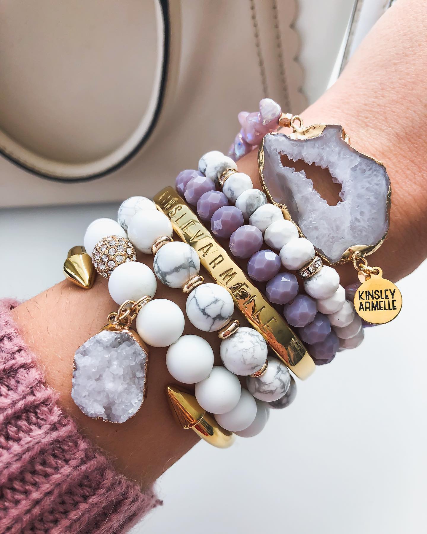 Rosebud Bracelet Stack