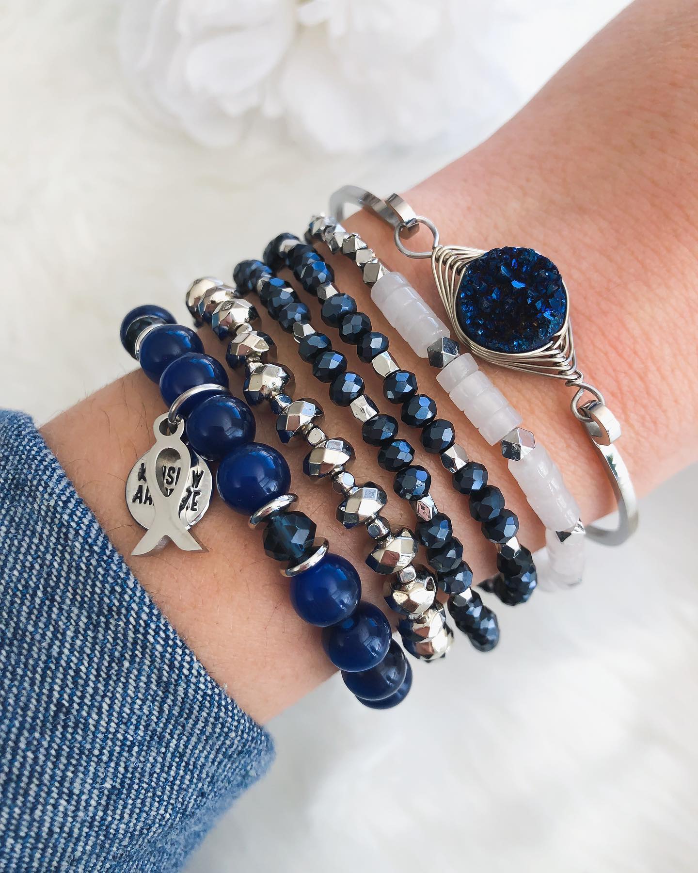 Silver Adriatic Bracelet Stack