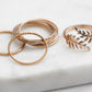 Rose Gold Myla Ring Set