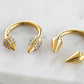 Spike Collection - Gold Ring Set
