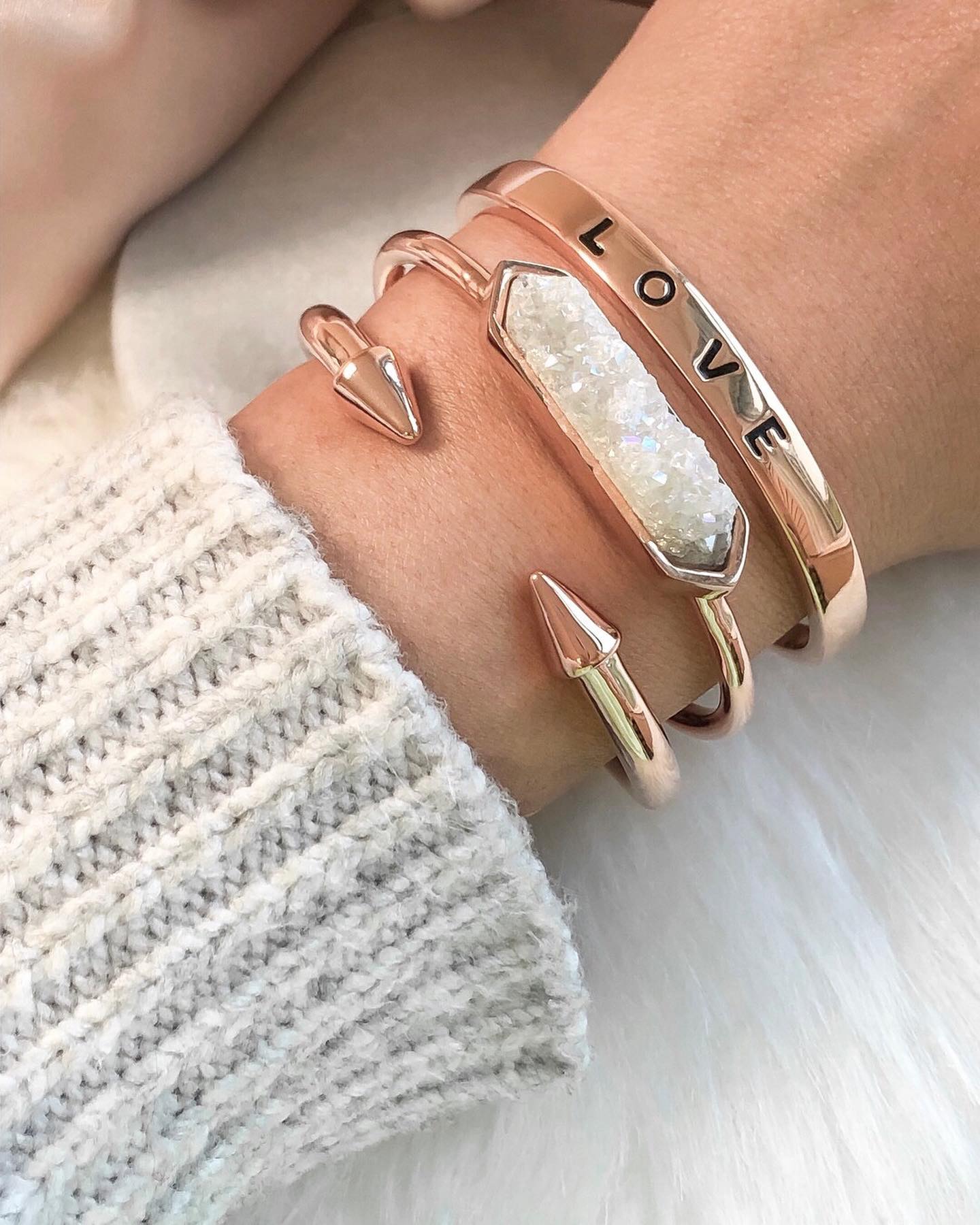 Ros�� Bracelet Stack