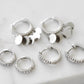 Silver Thalia Earrings Set