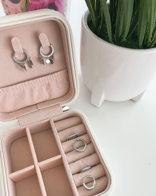 Silver Thalia Earrings Set