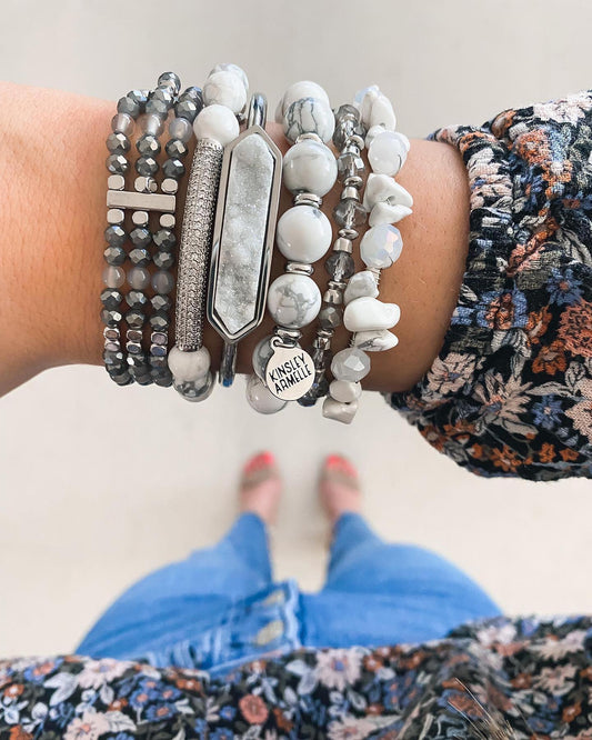 Silver Freya Bracelet Stack