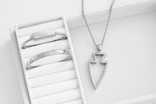 Silver Kinsley Quartz Jewelry Set