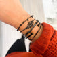 Black Sloane Bracelet Stack