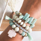 Sea Foam Bracelet Stack