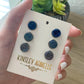 Stone Collection - Silver Cosmic Quartz Earrings Set