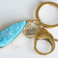 Accessory Collection - Azure Quartz Drop Keychain