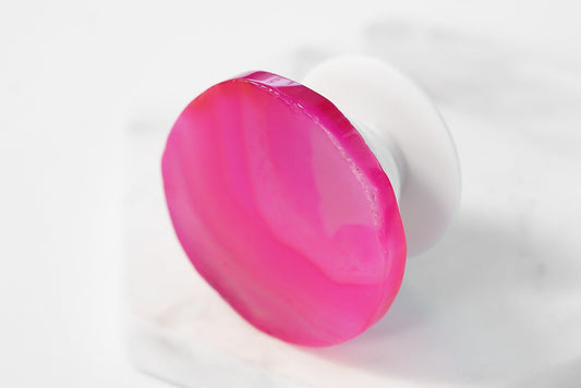 Accessory Collection - Blush Agate Phone Grip