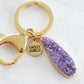 Accessory Collection - Royal Druzy Drop Keychain