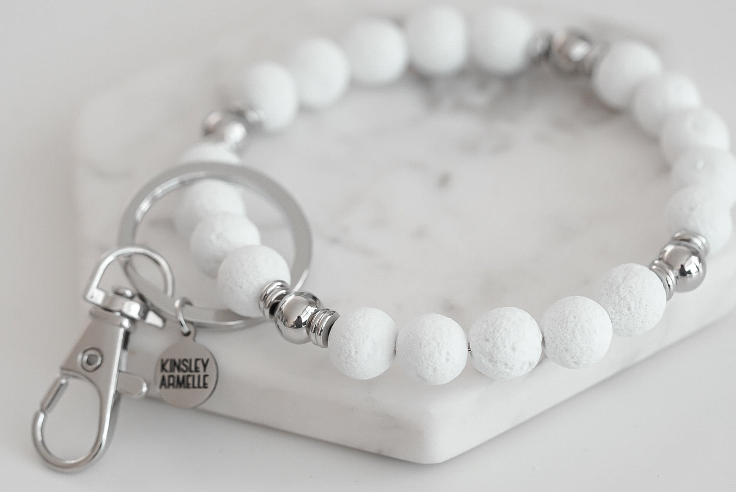 Accessory Collection - Silver Ashen Keychain