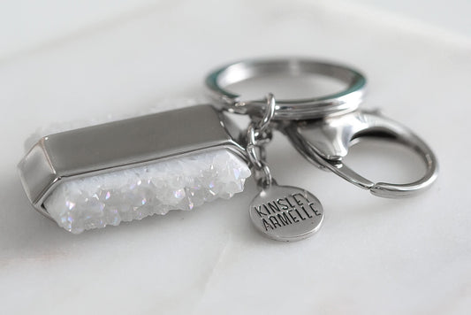 Accessory Collection - Silver Bangle Quartz Keychain