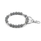 Accessory Collection - Silver Gray Keychain