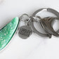 Accessory Collection - Silver Jade Quartz Drop Keychain