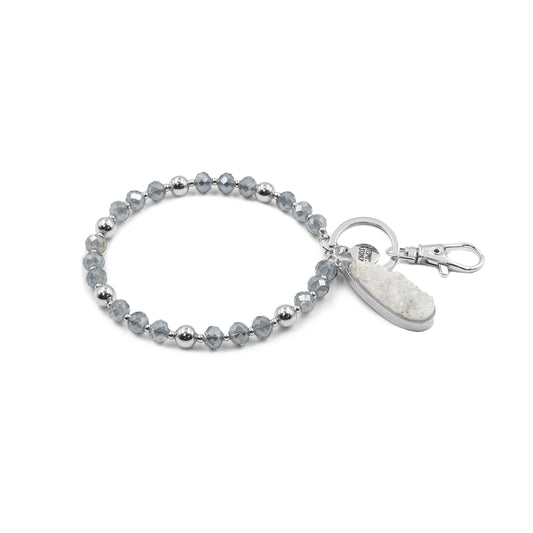 Accessory Collection - Silver Navy Keychain