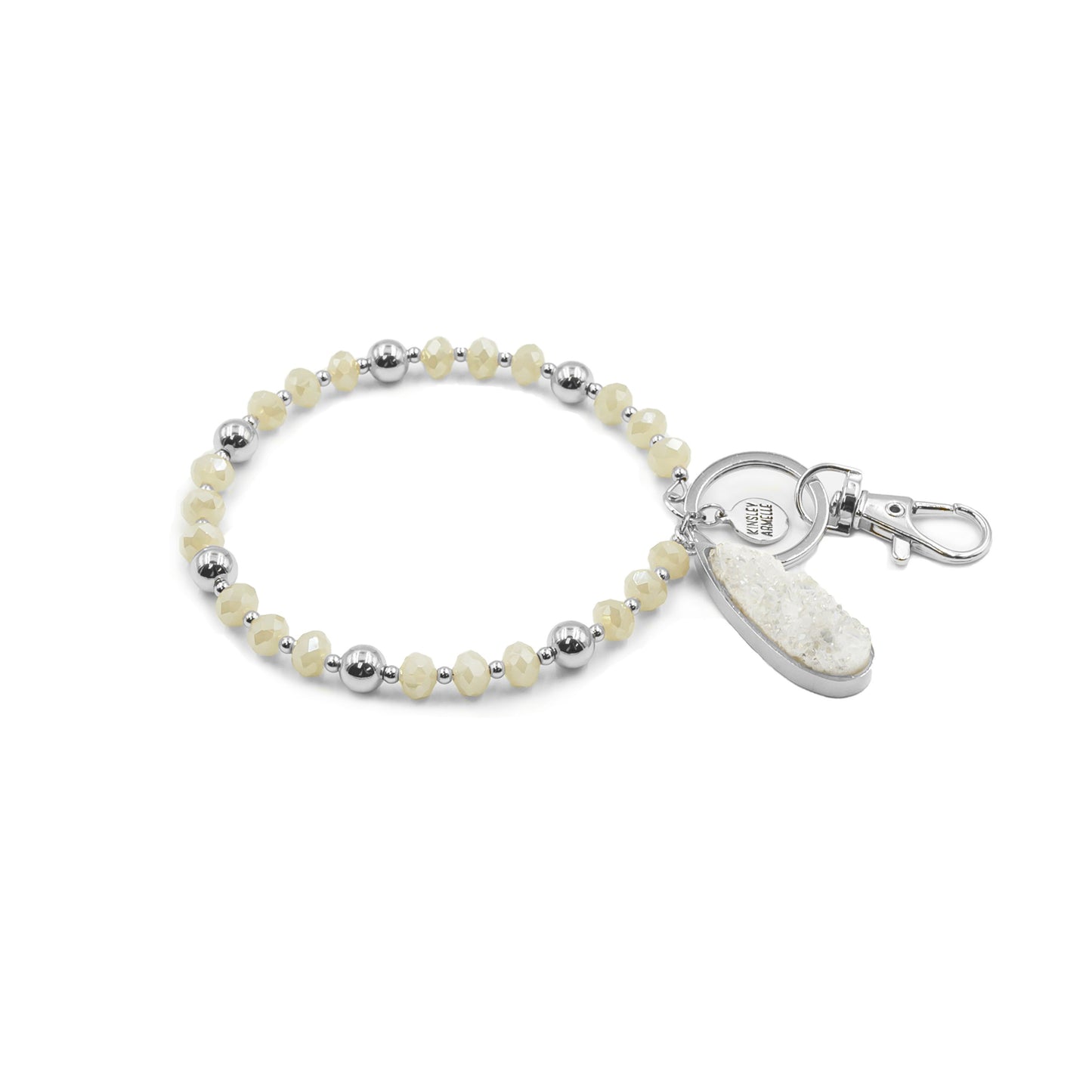 Accessory Collection - Silver Perla Keychain