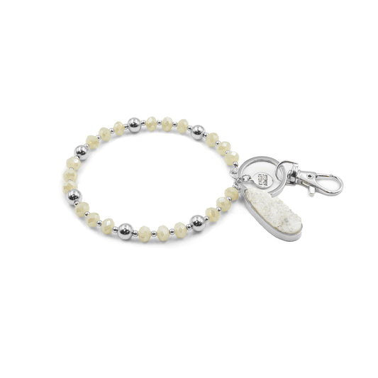 Accessory Collection - Silver Perla Keychain