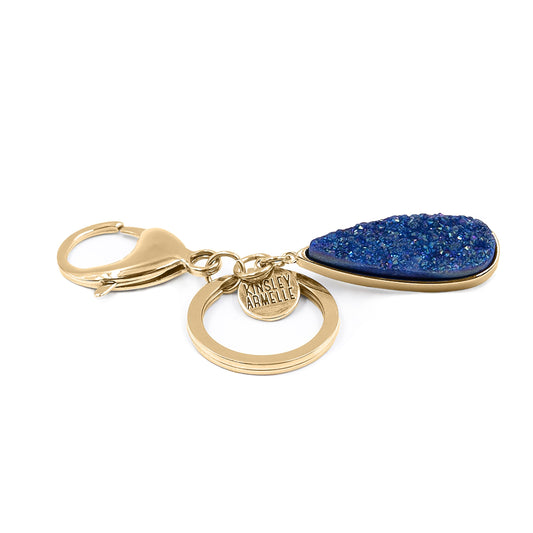 Accessory Collection - Denim Quartz Drop Keychain