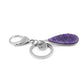 Accessory Collection - Silver Royal Quartz Drop Keychain