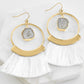 Agate Collection - Ashen Fringe Earrings