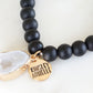 Agate Collection - Coal Bracelet 8mm
