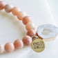 Agate Collection - Old Rose Bracelet 8mm