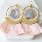 Agate Collection - Punch Fringe Earrings