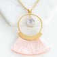 Agate Collection - Punch Fringe Necklace