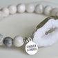 Agate Collection - Silver Flurry Bracelet
