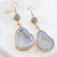 Agate Collection - Stormy Drop Earrings