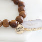 Agate Collection - Timber Bracelet 10mm