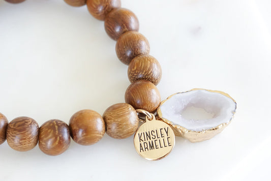Agate Collection - Timber Bracelet 8mm