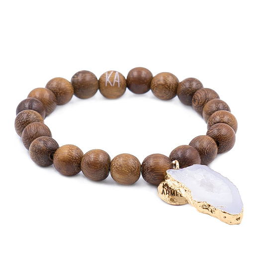 Agate Collection - Timber Bracelet 10mm