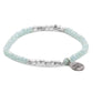 Arella Collection - Silver Baby Blue Bracelet