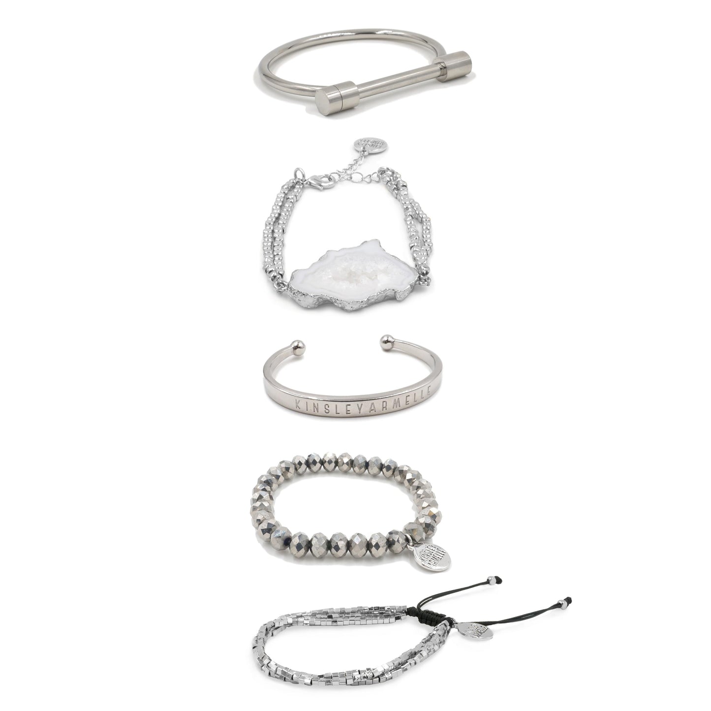 Silver Aspen Bracelet Stack