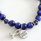 Awareness Collection - Silver Blue Bracelet