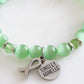 Awareness Collection - Silver Green Bracelet