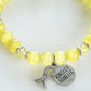 Awareness Collection - Silver Yellow Bracelet