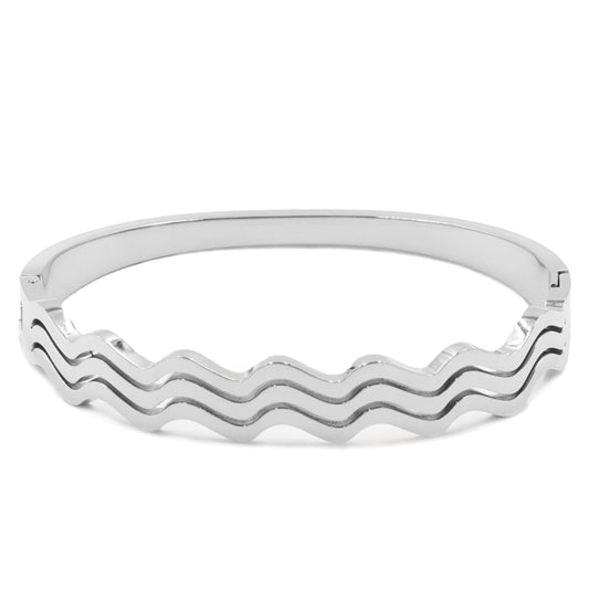 Aya Collection - Silver Hallie Bracelet
