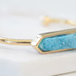 Bangle Collection - Azure Quartz Bracelet (Unique)