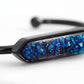 Bangle Collection - Black Ondine Blue Quartz Bracelet