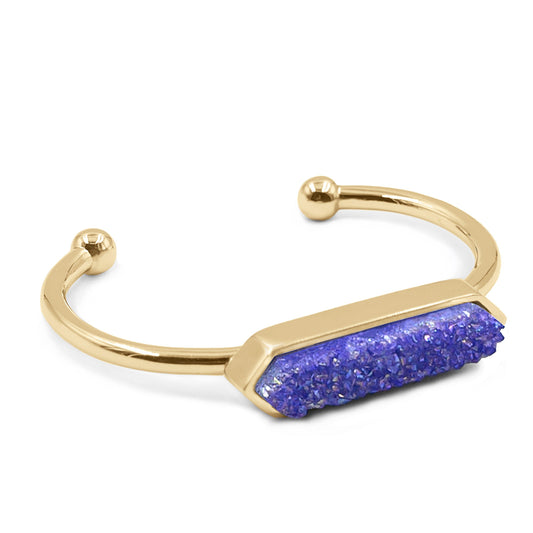 Bangle Collection - Cobalt Quartz Bracelet