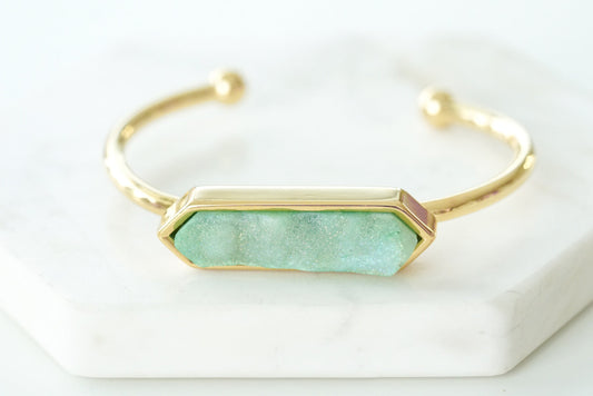 Bangle Collection - Jade Quartz Bracelet (Unique)