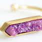 Bangle Collection - Magenta Quartz Bracelet (Unique)