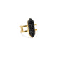 Bangle Collection - Parvus Raven Quartz Ring