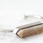 Bangle Collection - Silver Amber Quartz Bracelet