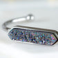 Bangle Collection - Silver Elara Cosmic Quartz Bracelet