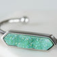 Bangle Collection - Silver Jade Quartz Bracelet