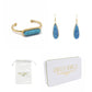 Gold Azure Quartz Gift Set